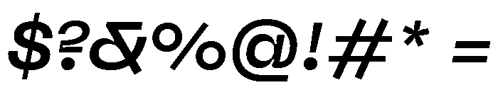 Neue Machina Inktrap Variable Regular 15 Font OTHER CHARS