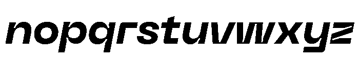 Neue Machina Inktrap Variable Regular 16 Font LOWERCASE