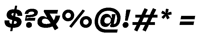 Neue Machina Inktrap Variable Regular 17 Font OTHER CHARS
