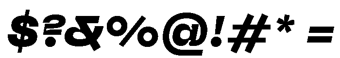 Neue Machina Inktrap Variable Regular 18 Font OTHER CHARS