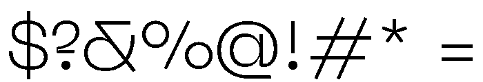 Neue Machina Inktrap Variable Regular 2 Font OTHER CHARS