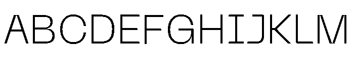 Neue Machina Inktrap Variable Regular 2 Font UPPERCASE