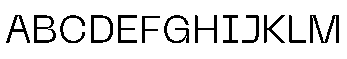 Neue Machina Inktrap Variable Regular 3 Font UPPERCASE