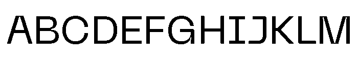 Neue Machina Inktrap Variable Regular 4 Font UPPERCASE