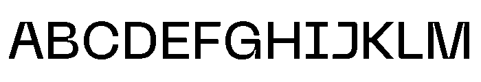 Neue Machina Inktrap Variable Regular 5 Font UPPERCASE