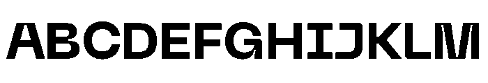 Neue Machina Inktrap Variable Regular 7 Font UPPERCASE