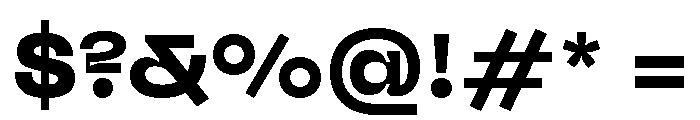 Neue Machina Inktrap Variable Regular 8 Font OTHER CHARS