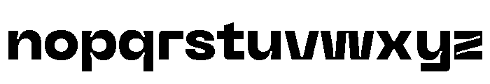 Neue Machina Inktrap Variable Regular 8 Font LOWERCASE