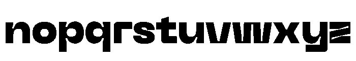 Neue Machina Inktrap Variable Regular 9 Font LOWERCASE