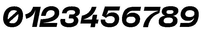 Neue Machina Plain Bold Italic Font OTHER CHARS