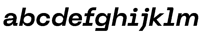 Neue Machina Plain Semibold Italic FONT