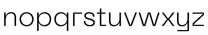 Neue Machina Plain Ultralight Font LOWERCASE