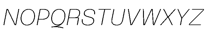 Neue Machina Plain Variable Regular 10 Font UPPERCASE