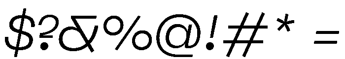 Neue Machina Plain Variable Regular 12 Font OTHER CHARS