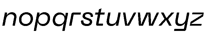 Neue Machina Plain Variable Regular 13 Font LOWERCASE