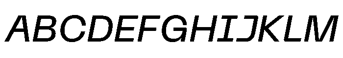 Neue Machina Plain Variable Regular 14 Font UPPERCASE