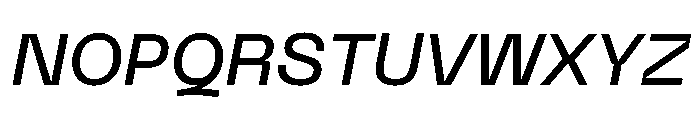 Neue Machina Plain Variable Regular 14 Font UPPERCASE