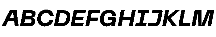 Neue Machina Plain Variable Regular 16 Font UPPERCASE