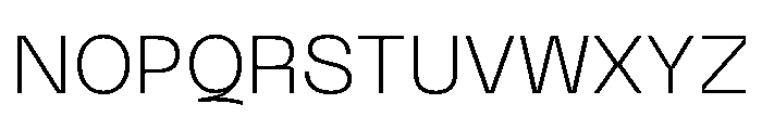 Neue Machina Plain Variable Regular 2 Font UPPERCASE