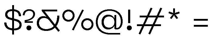 Neue Machina Plain Variable Regular 3 Font OTHER CHARS