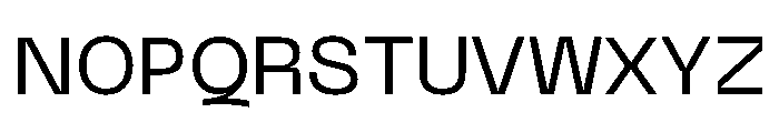 Neue Machina Plain Variable Regular 4 Font UPPERCASE