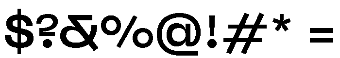 Neue Machina Plain Variable Regular 6 Font OTHER CHARS