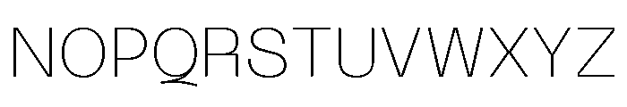 Neue Machina Plain Variable Regular Font UPPERCASE
