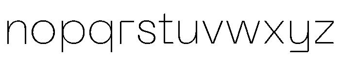 Neue Machina Plain Variable Regular Font LOWERCASE