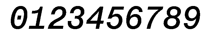 Neue Montreal Mono Variable Regular 10 Font OTHER CHARS