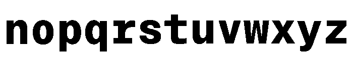 Neue Montreal Mono Variable Regular 13 Font LOWERCASE