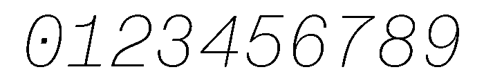 Neue Montreal Mono Variable Regular 2 Font OTHER CHARS