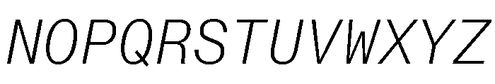 Neue Montreal Mono Variable Regular 4 Font UPPERCASE