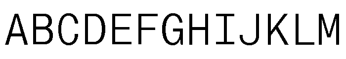 Neue Montreal Mono Variable Regular 5 Font UPPERCASE