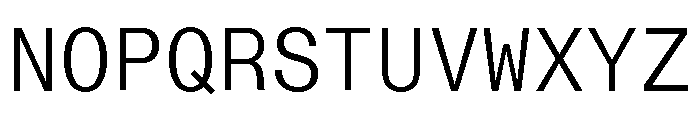 Neue Montreal Mono Variable Regular 5 Font UPPERCASE
