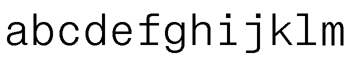 Neue Montreal Mono Variable Regular 5 FONT