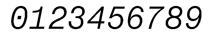 Neue Montreal Mono Variable Regular 6 Font OTHER CHARS