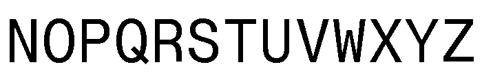 Neue Montreal Mono Variable Regular 7 Font UPPERCASE