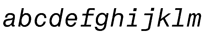Neue Montreal Mono Variable Regular 8 FONT