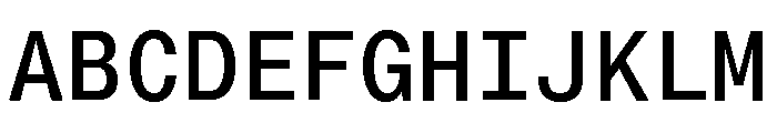 Neue Montreal Mono Variable Regular 9 Font UPPERCASE