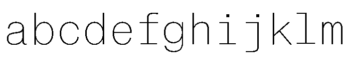 Neue Montreal Mono Variable Regular FONT