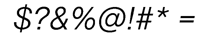 Neue Montreal Text Variable Book Italic Font OTHER CHARS