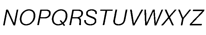 Neue Montreal Text Variable Book Italic Font UPPERCASE