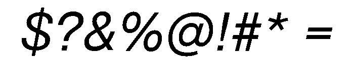 Neue Montreal Text Variable Italic Font OTHER CHARS