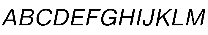 Neue Montreal Text Variable Italic Font UPPERCASE