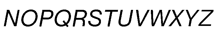 Neue Montreal Text Variable Italic Font UPPERCASE