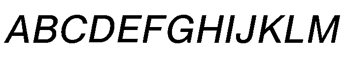 Neue Montreal Text Variable Medium Italic Font UPPERCASE