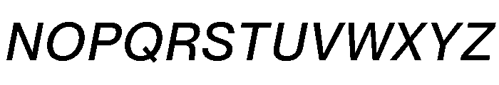 Neue Montreal Text Variable Medium Italic Font UPPERCASE