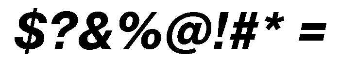 Neue Montreal Text Variable Semibold Italic Font OTHER CHARS