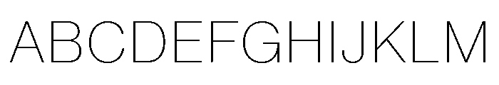 Neue Montreal Text Variable Thin Font UPPERCASE