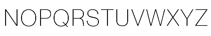 Neue Montreal Text Variable Thin Font UPPERCASE